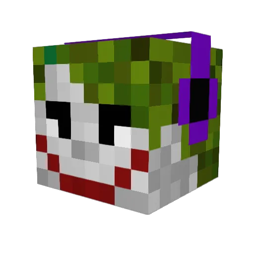 sahlee Minecraft avatar head, 3D render