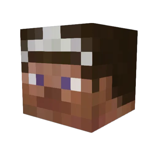 sahmed1114 Minecraft avatar head, 3D render