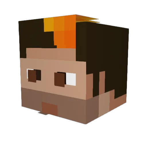 sai2601 Minecraft avatar head, 3D render