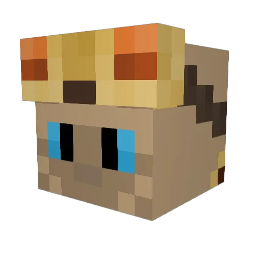 saibot404 Minecraft avatar head, 3D render