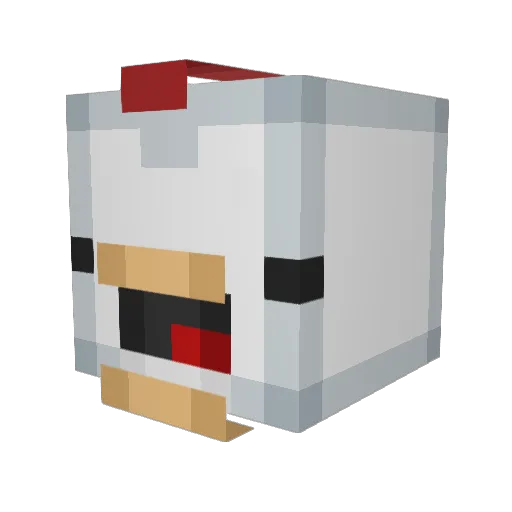 saicoPvpFalse Minecraft avatar head, 3D render