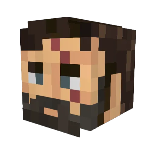 saicopvp11 Minecraft avatar head, 3D render
