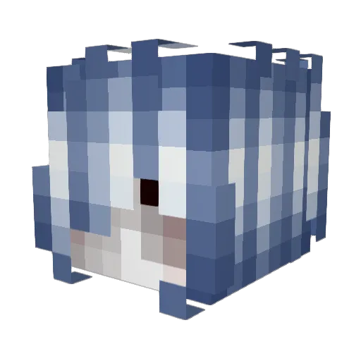 said9before Minecraft avatar head, 3D render