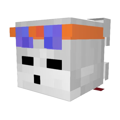 saifiks Minecraft avatar head, 3D render