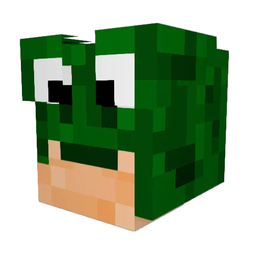 saifo_ Minecraft avatar head, 3D render