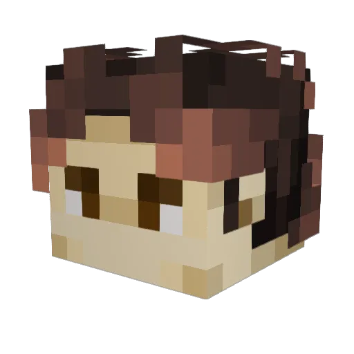 saigak33 Minecraft avatar head, 3D render