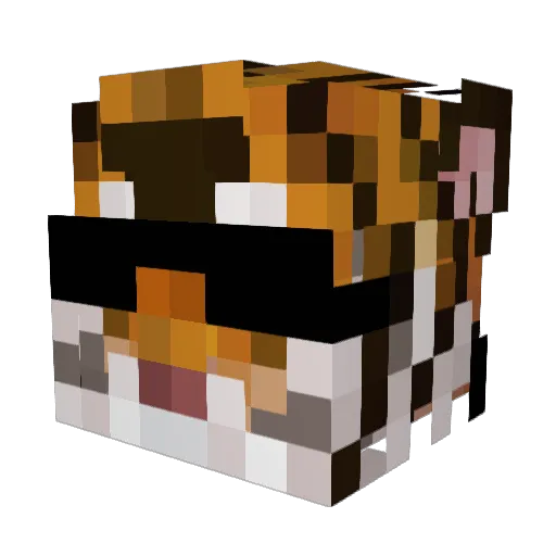 saiharra Minecraft avatar head, 3D render