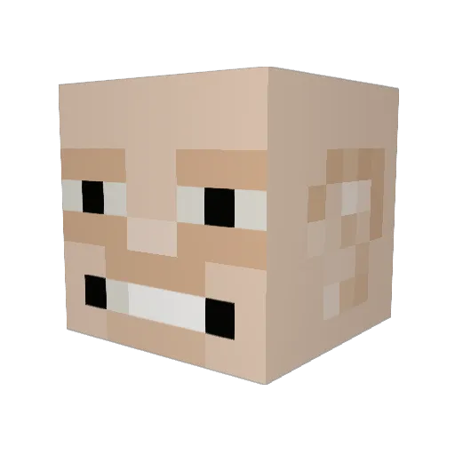 sailorsauce Minecraft avatar head, 3D render