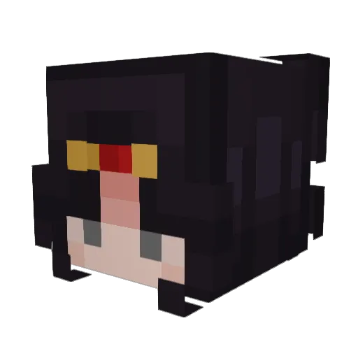 sailorspyro Minecraft avatar head, 3D render