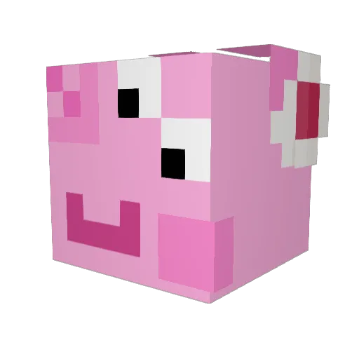 sailorstupiter Minecraft avatar head, 3D render