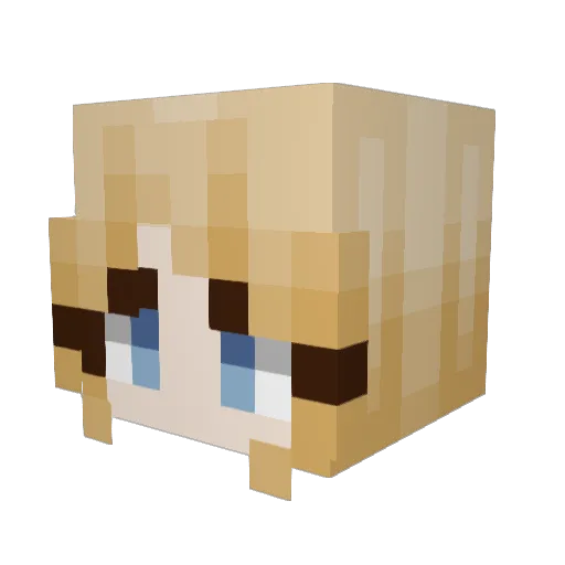 sailorsunset05 Minecraft avatar head, 3D render