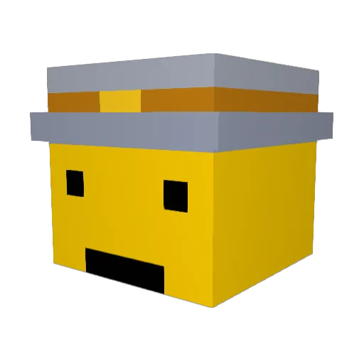 sailorsusie Minecraft avatar head, 3D render
