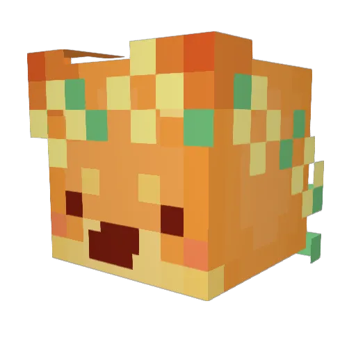 saime_ Minecraft avatar head, 3D render