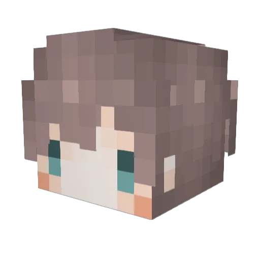 saiminboy Minecraft avatar head, 3D render