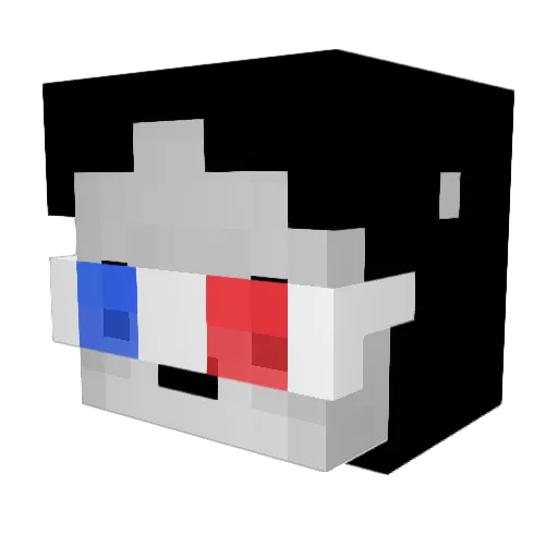 saincs Minecraft avatar head, 3D render