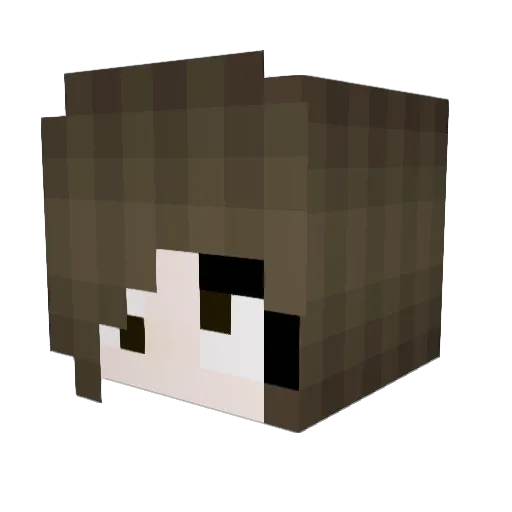 saint_pluxury Minecraft avatar head, 3D render