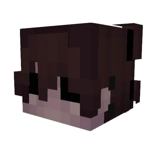 saintbluu Minecraft avatar head, 3D render