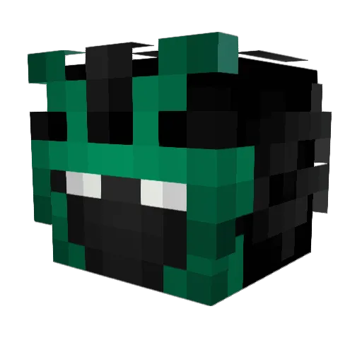 saintca Minecraft avatar head, 3D render