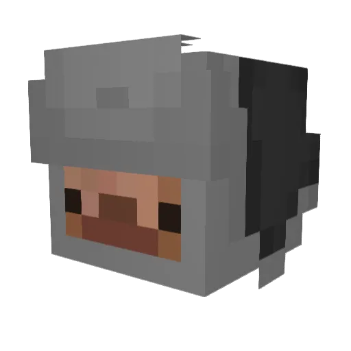 saintcain Minecraft avatar head, 3D render