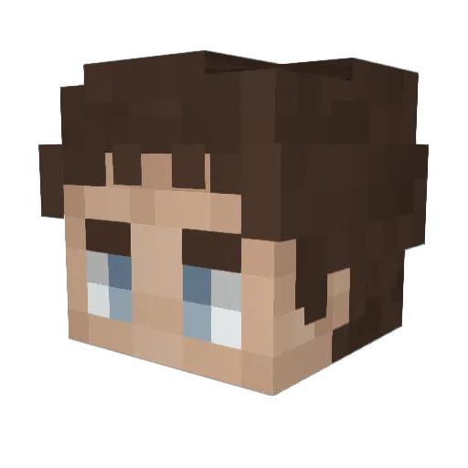saintfreya Minecraft avatar head, 3D render