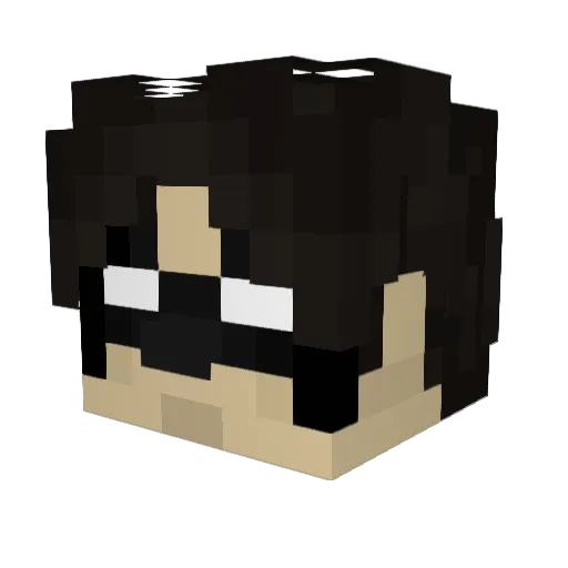saintkendrikjohn Minecraft avatar head, 3D render