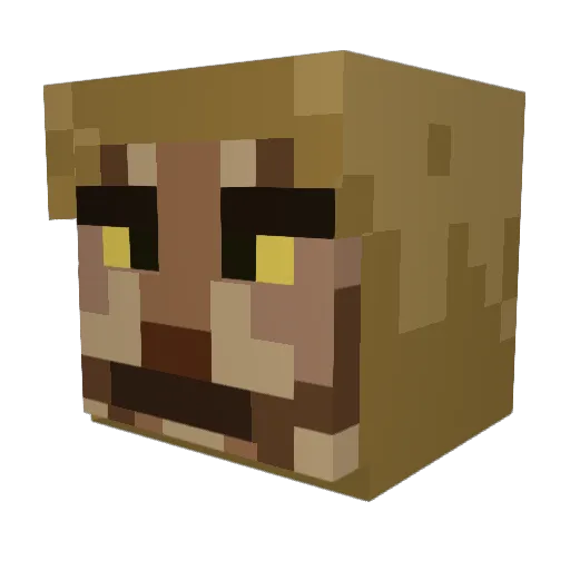 saintkristo Minecraft avatar head, 3D render