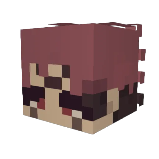 saintrodri Minecraft avatar head, 3D render
