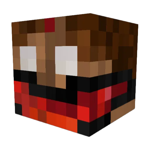 saintx1 Minecraft avatar head, 3D render