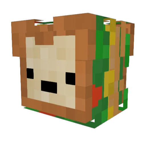 saionarix Minecraft avatar head, 3D render