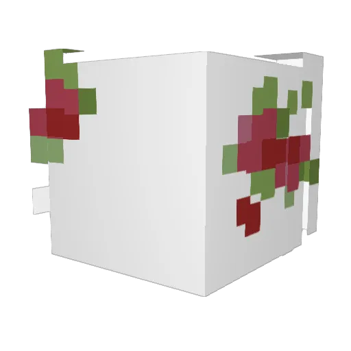 sairakun Minecraft avatar head, 3D render
