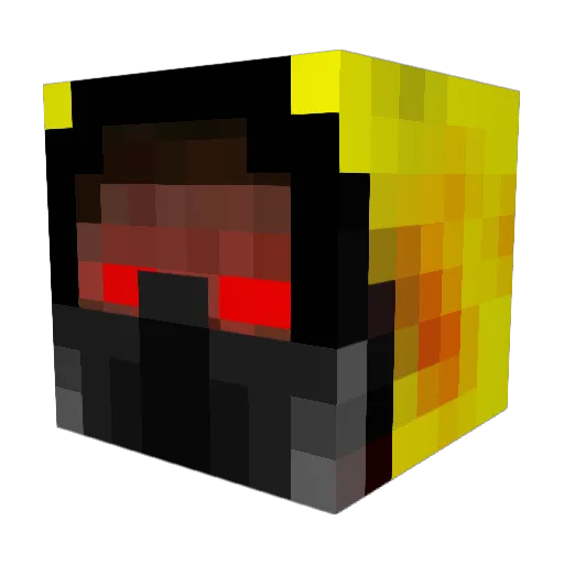 saisaima Minecraft avatar head, 3D render