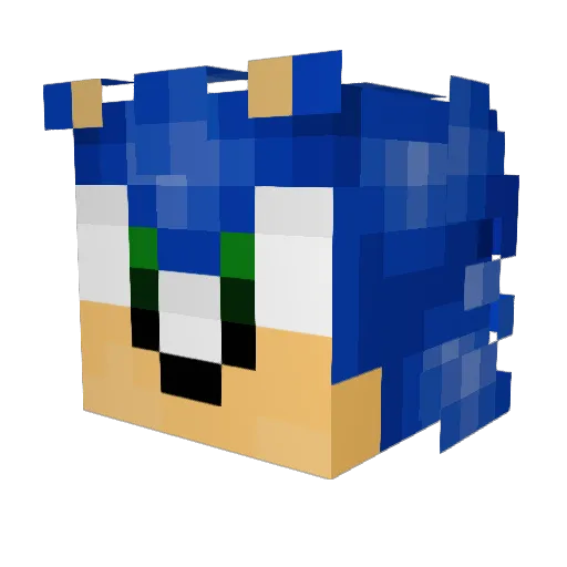 saisloth Minecraft avatar head, 3D render