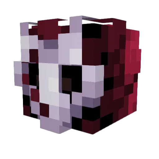 saitonsait Minecraft avatar head, 3D render