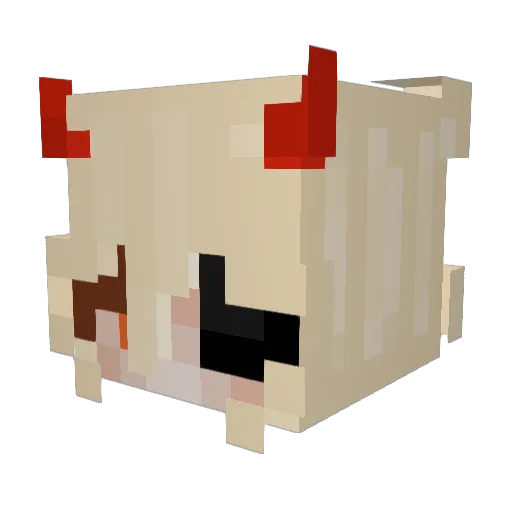 saiwuy Minecraft avatar head, 3D render
