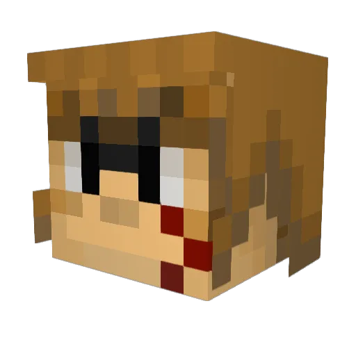 sajang22 Minecraft avatar head, 3D render