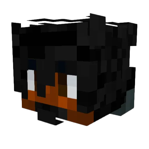 saje3n Minecraft avatar head, 3D render