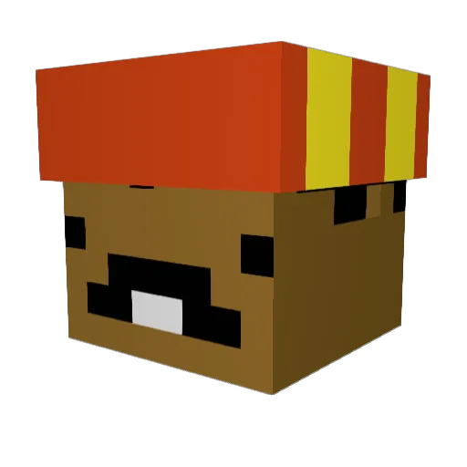 sajeht Minecraft avatar head, 3D render