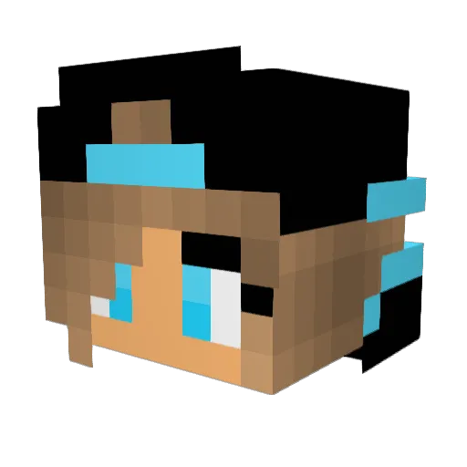 sajohnson10 Minecraft avatar head, 3D render