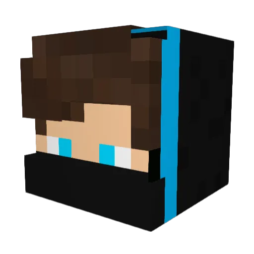 sak_am2 Minecraft avatar head, 3D render