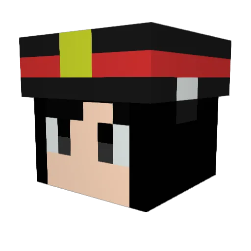 sakai0025 Minecraft avatar head, 3D render