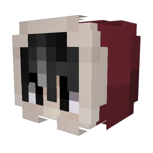 sakaki91 Minecraft avatar head, 3D render