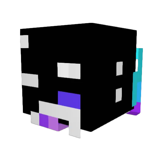 sakalko Minecraft avatar head, 3D render