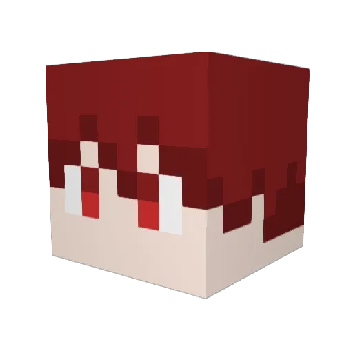 sakata36 Minecraft avatar head, 3D render