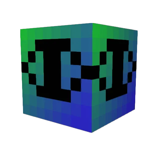 sake0739 Minecraft avatar head, 3D render