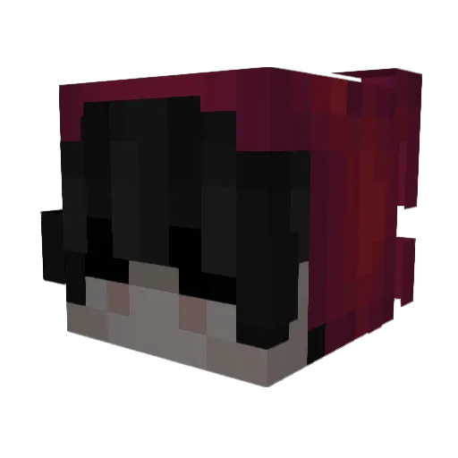 sakelplaisir Minecraft avatar head, 3D render