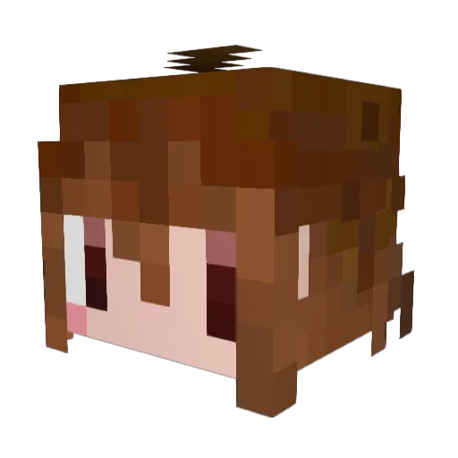 sako129 Minecraft avatar head, 3D render