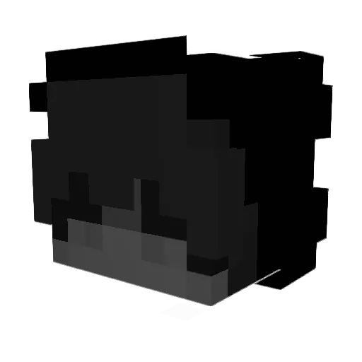 sakorye Minecraft avatar head, 3D render