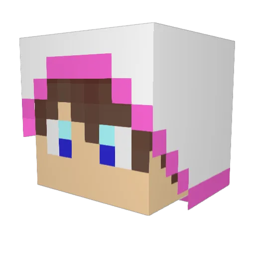 saku11114 Minecraft avatar head, 3D render