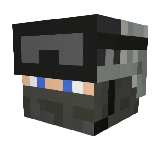 sakul3005 Minecraft avatar head, 3D render