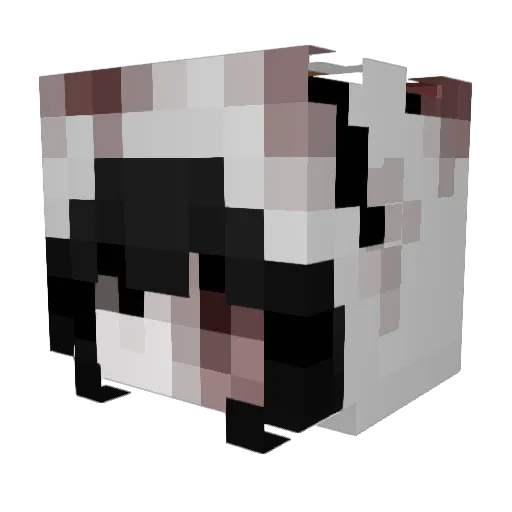 sakunoh_68FuI Minecraft avatar head, 3D render
